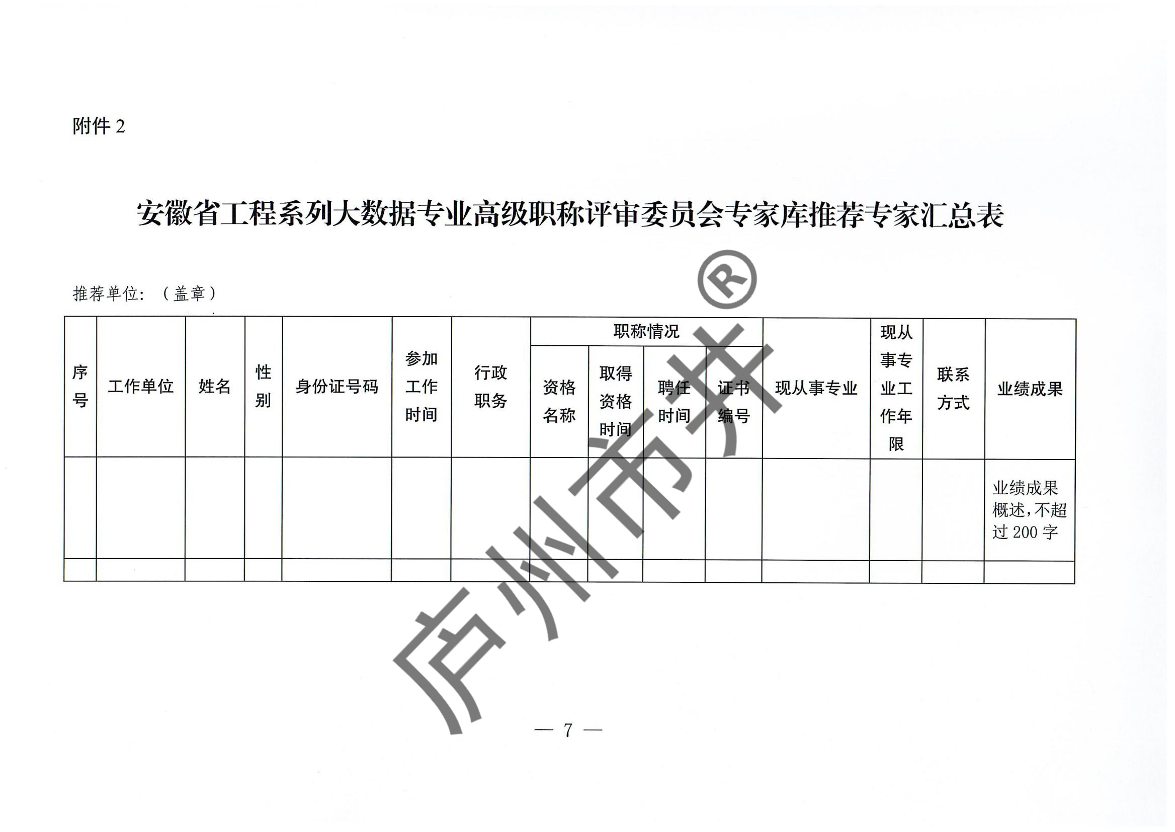 关于推荐安徽省工程系列大数据、区块链专业高级职称评委会专家库人选的通知_06.jpg